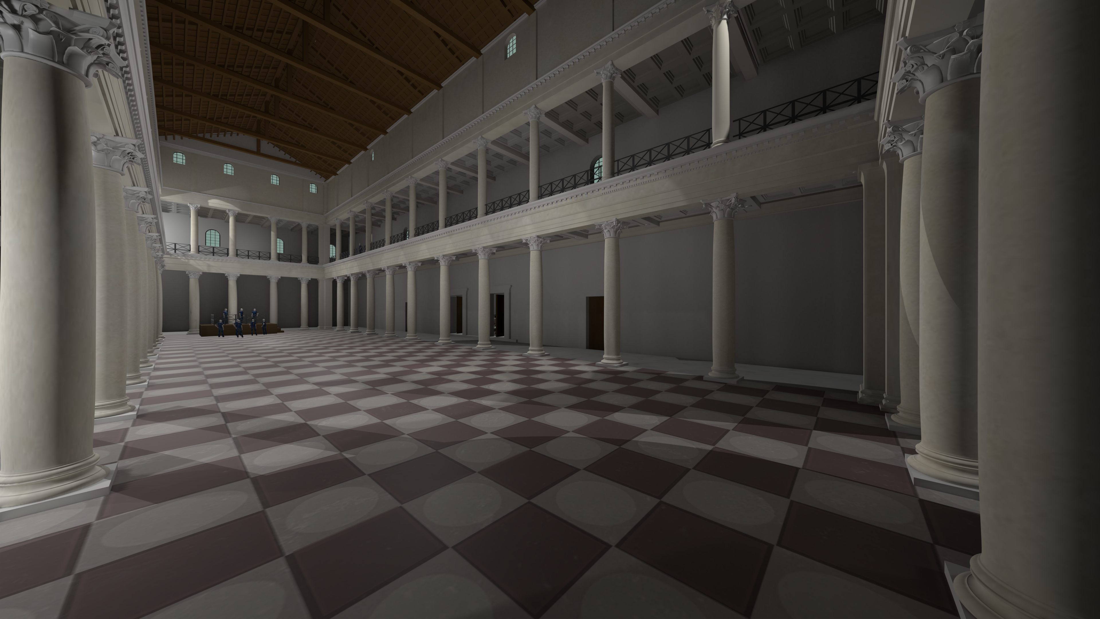 Basilika ohne Decke